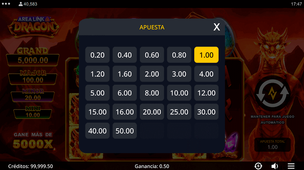 Elige una apuesta Elige una apuesta